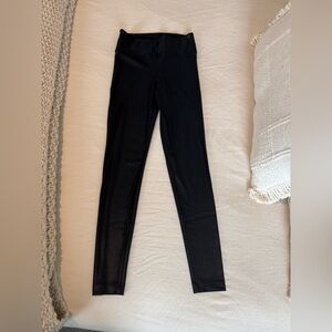 Koral lustrous high rise Shiny Black Leggings size XS